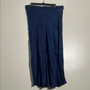 NWT Outerknown Navy Blue maxi Skirt
